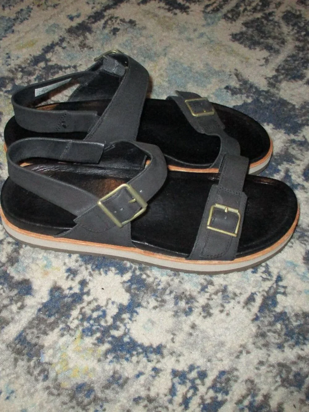Merrell  Juno Buckle Women’s Black Ankle Strap Sandals Size 41/10US